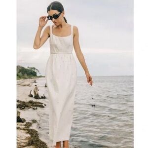 Antonio Melani x Elizabeth Damrich Glass Stretch Mikado Embellished Dress